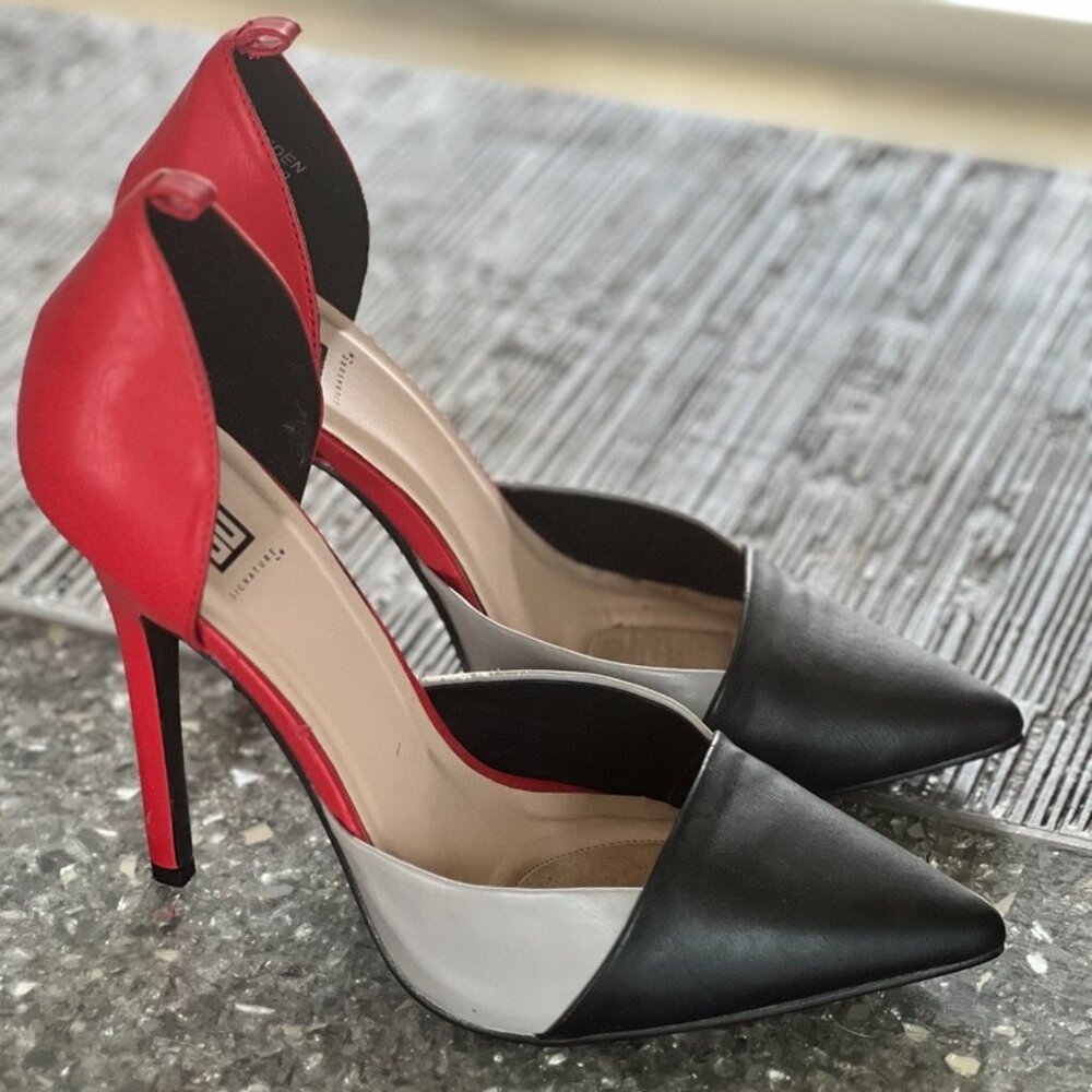 Signature Red, Grey and Black Heels